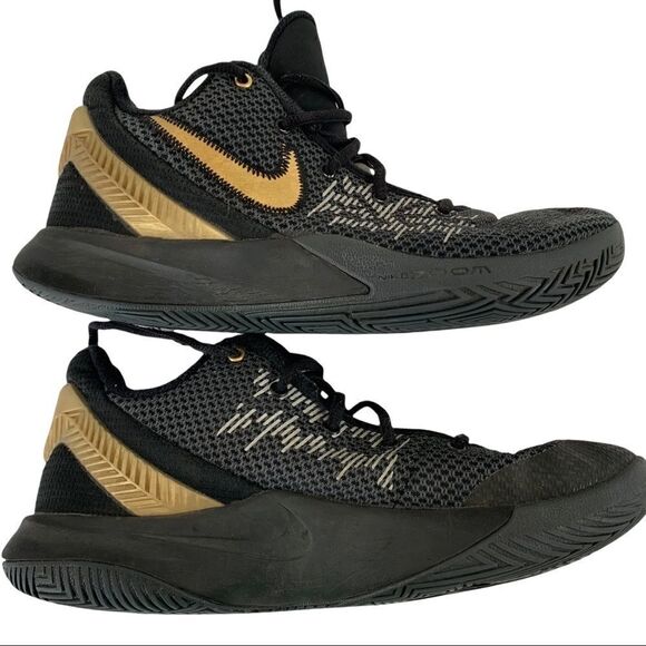 Nike Kobe Kyrie Flytrap II Black Gold Shoes 8.5 - Picture 1 of 11